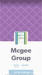 Mobile Screenshot of mcgeegroup.tumblr.com