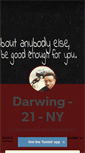 Mobile Screenshot of darwezzy.tumblr.com