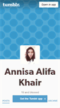 Mobile Screenshot of annisakhair.tumblr.com