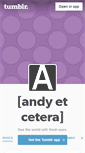 Mobile Screenshot of andyetcetera.tumblr.com
