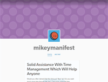 Tablet Screenshot of mikeymanifest.tumblr.com