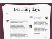 Tablet Screenshot of learningdays.tumblr.com