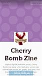 Mobile Screenshot of cherrybombzine.tumblr.com