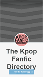 Mobile Screenshot of kpopfanficdirectory.tumblr.com