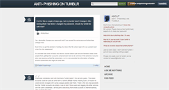 Desktop Screenshot of antiphishingontumblr.tumblr.com