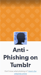 Mobile Screenshot of antiphishingontumblr.tumblr.com