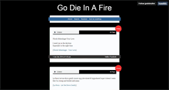 Desktop Screenshot of godieinafire.tumblr.com
