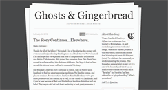 Desktop Screenshot of ghostsandgingerbread.tumblr.com