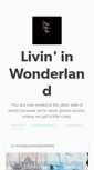 Mobile Screenshot of livininwonderland.tumblr.com