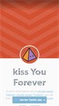 Mobile Screenshot of kissyouforever.tumblr.com