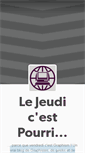 Mobile Screenshot of jeudicpourri.tumblr.com