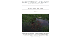 Desktop Screenshot of correspondinglandscapes.tumblr.com