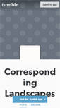 Mobile Screenshot of correspondinglandscapes.tumblr.com