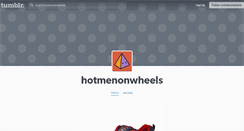 Desktop Screenshot of hotmenonwheels.tumblr.com