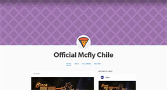 Desktop Screenshot of officialmcflychile.tumblr.com