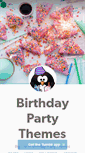 Mobile Screenshot of birthdaypartythemes.tumblr.com