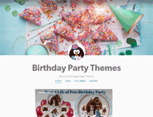 Tablet Screenshot of birthdaypartythemes.tumblr.com