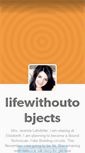 Mobile Screenshot of lifewithoutobjects.tumblr.com