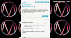 Desktop Screenshot of johncorneliusocallaghanv.tumblr.com