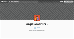 Desktop Screenshot of angelamartini.tumblr.com