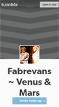 Mobile Screenshot of heckyeahfabrevans.tumblr.com