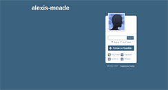 Desktop Screenshot of alexis-meade.tumblr.com