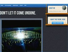 Tablet Screenshot of dontletitcomeundone.tumblr.com