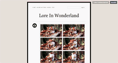 Desktop Screenshot of loreinwonderland.tumblr.com