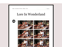 Tablet Screenshot of loreinwonderland.tumblr.com