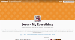 Desktop Screenshot of god-myeverything.tumblr.com