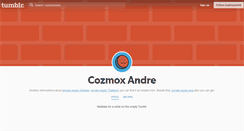 Desktop Screenshot of cozmoxandre.tumblr.com