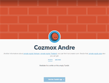 Tablet Screenshot of cozmoxandre.tumblr.com