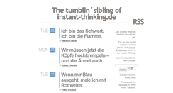 Desktop Screenshot of instant-thinkr.tumblr.com