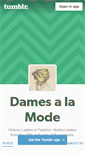 Mobile Screenshot of damesalamode.tumblr.com