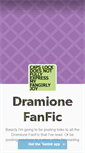 Mobile Screenshot of dramionefanfic.tumblr.com