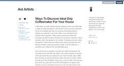 Desktop Screenshot of aolartists.tumblr.com