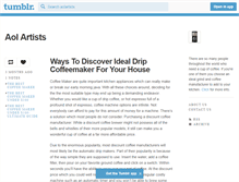 Tablet Screenshot of aolartists.tumblr.com