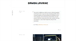 Desktop Screenshot of damonlavrinc.tumblr.com