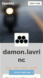 Mobile Screenshot of damonlavrinc.tumblr.com