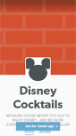 Mobile Screenshot of disneycocktails.tumblr.com