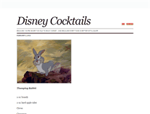 Tablet Screenshot of disneycocktails.tumblr.com