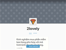 Tablet Screenshot of 2lovely.tumblr.com