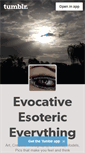 Mobile Screenshot of evocativeesotericeverything.tumblr.com