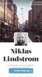 Mobile Screenshot of niklaslindstrom.tumblr.com