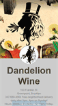 Mobile Screenshot of dandelionwineshop.tumblr.com