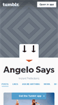 Mobile Screenshot of angelosaysdotcom.tumblr.com