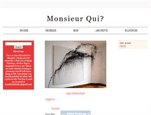 Tablet Screenshot of monsieur-qui.tumblr.com