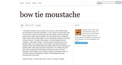 Desktop Screenshot of bowtiemoustache.tumblr.com