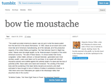 Tablet Screenshot of bowtiemoustache.tumblr.com