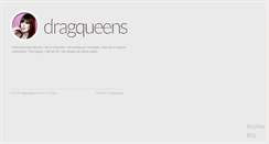 Desktop Screenshot of dragqueens.tumblr.com